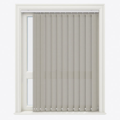 Pencil Stripe Bluish Grey Vertical Blinds - Zen Shades