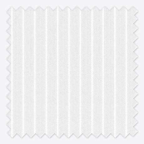 Pencil Stripe Brilliant White Vertical Blinds - Zen Shades