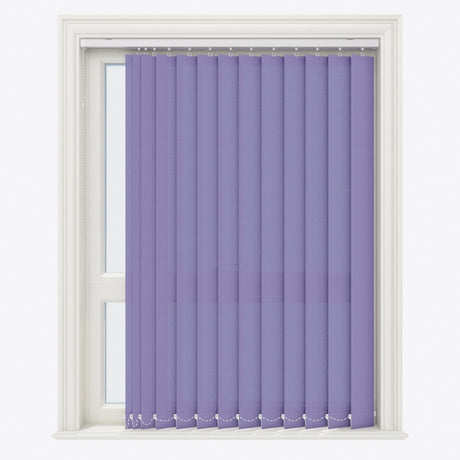 Pencil Stripe Costume Blue Vertical Blinds - Zen Shades