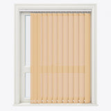 Pencil Stripe Desert Mist Vertical Blinds - Zen Shades