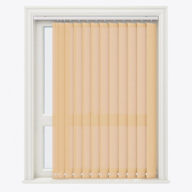 Pencil Stripe Desert Mist Vertical Blinds - Zen Shades