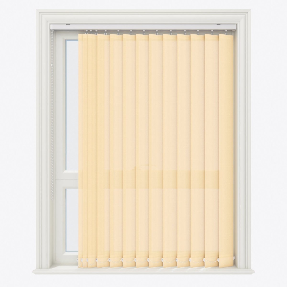 Pencil Stripe Golden Fleece Vertical Blinds - Zen Shades