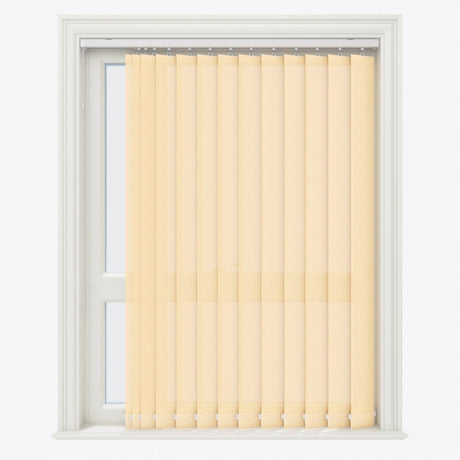 Pencil Stripe Golden Fleece Vertical Blinds - Zen Shades