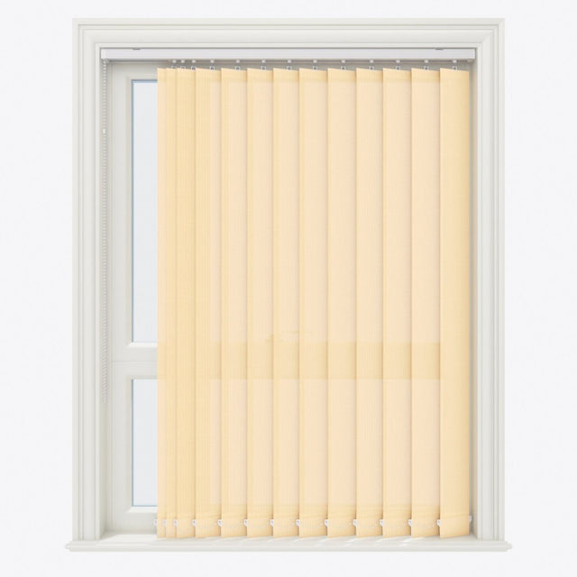 Pencil Stripe Golden Fleece Vertical Blinds - Zen Shades