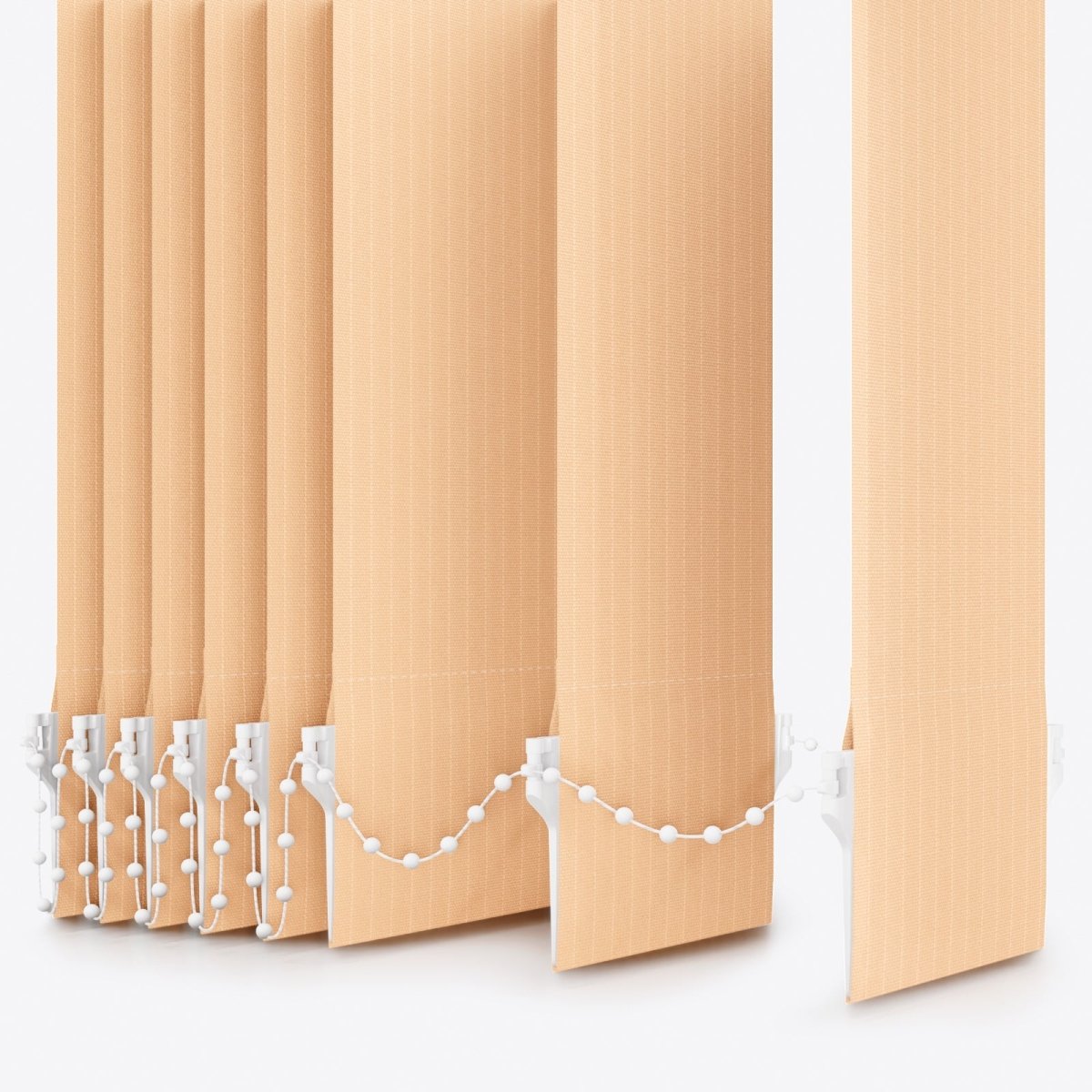 Pencil Stripe November Leaf Vertical Blinds - Zen Shades