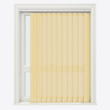 Pencil Stripe Puff Pastry Yellow Vertical Blinds Replacement Slats - Zen Shades