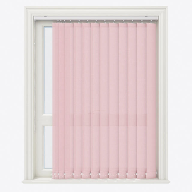 Pencil Stripe Shrub Rose Vertical Blinds - Zen Shades