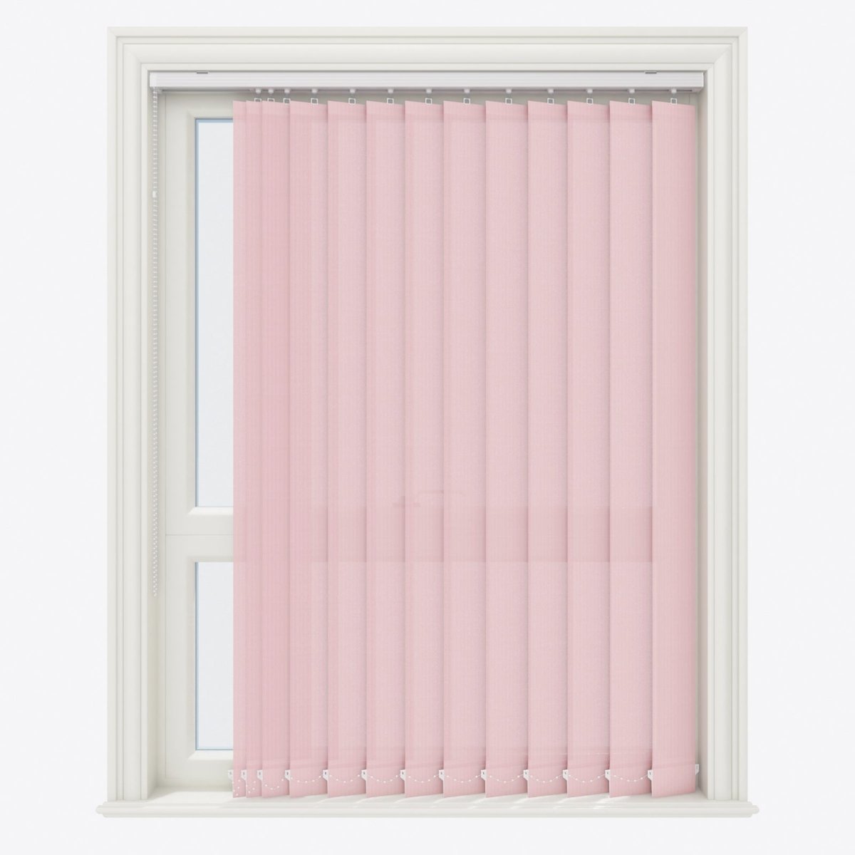 Pencil Stripe Shrub Rose Vertical Blinds Replacement Slats - Zen Shades