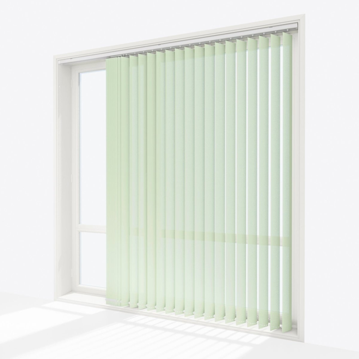 Pencil Stripe Spray Vertical Blinds - Zen Shades