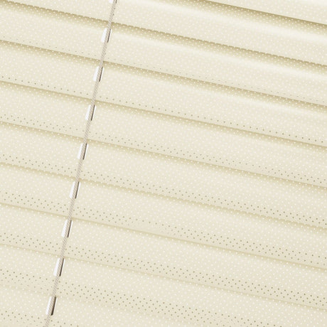 Perforated Cream Venetian Blinds - Zen Shades