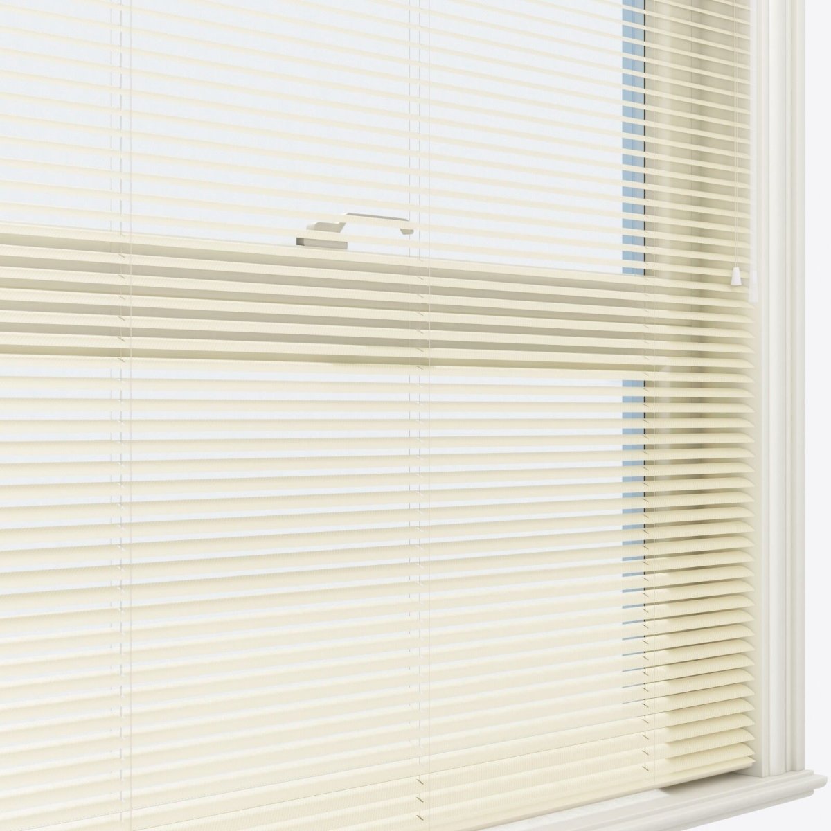 Perforated Cream Venetian Blinds - Zen Shades