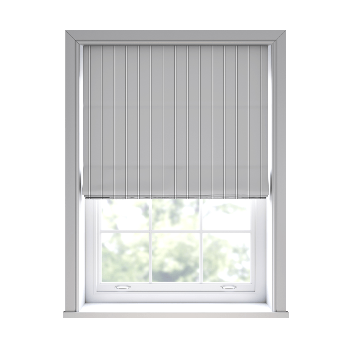 Pinnacle Slate Roman Blinds - Zen Shades