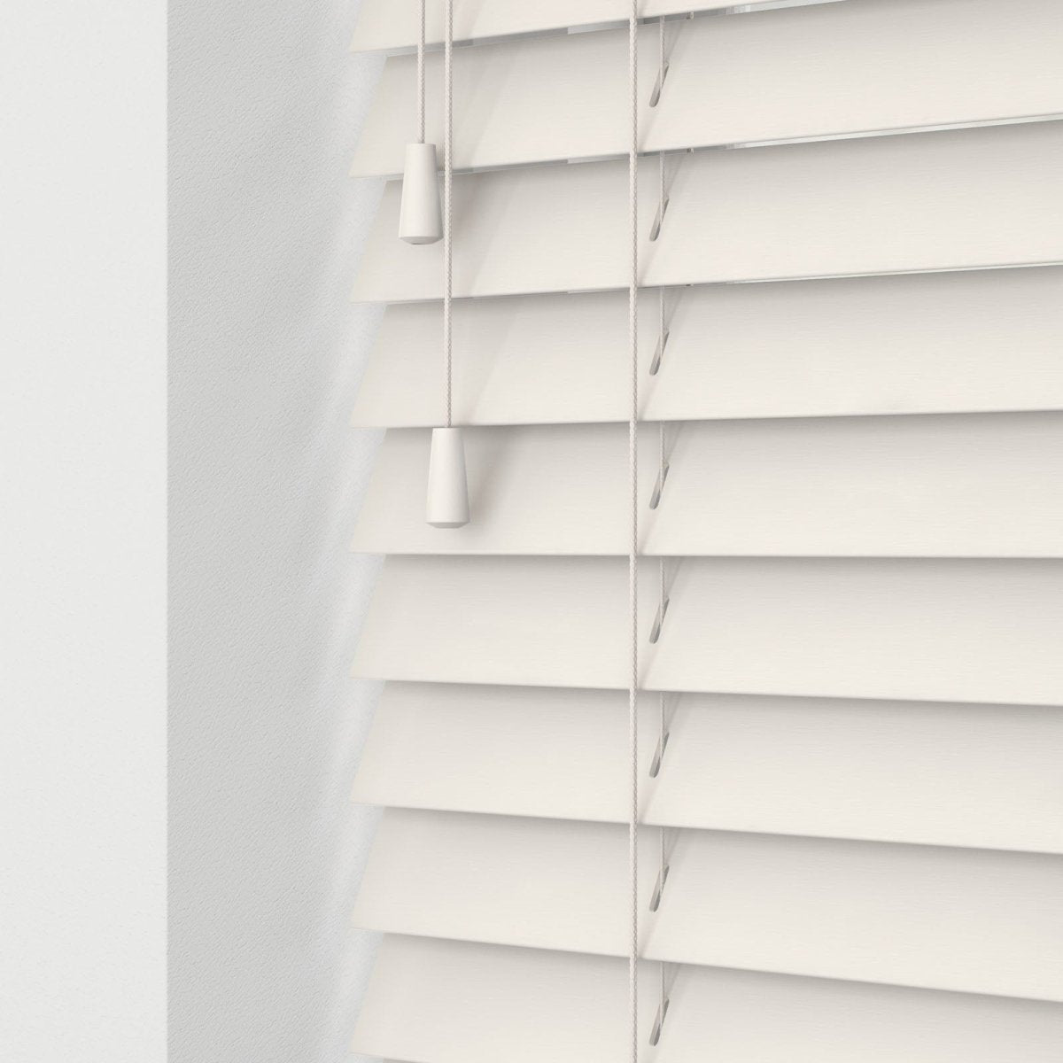 Polar Real Wooden Blinds With Tapes - Zen Shades