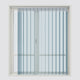 Spotted Colonial Blue Day & Night Vertical Sheer 40cm
