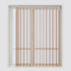 Stripe Cognac Brown Day & Night Vertical Sheer 40cm