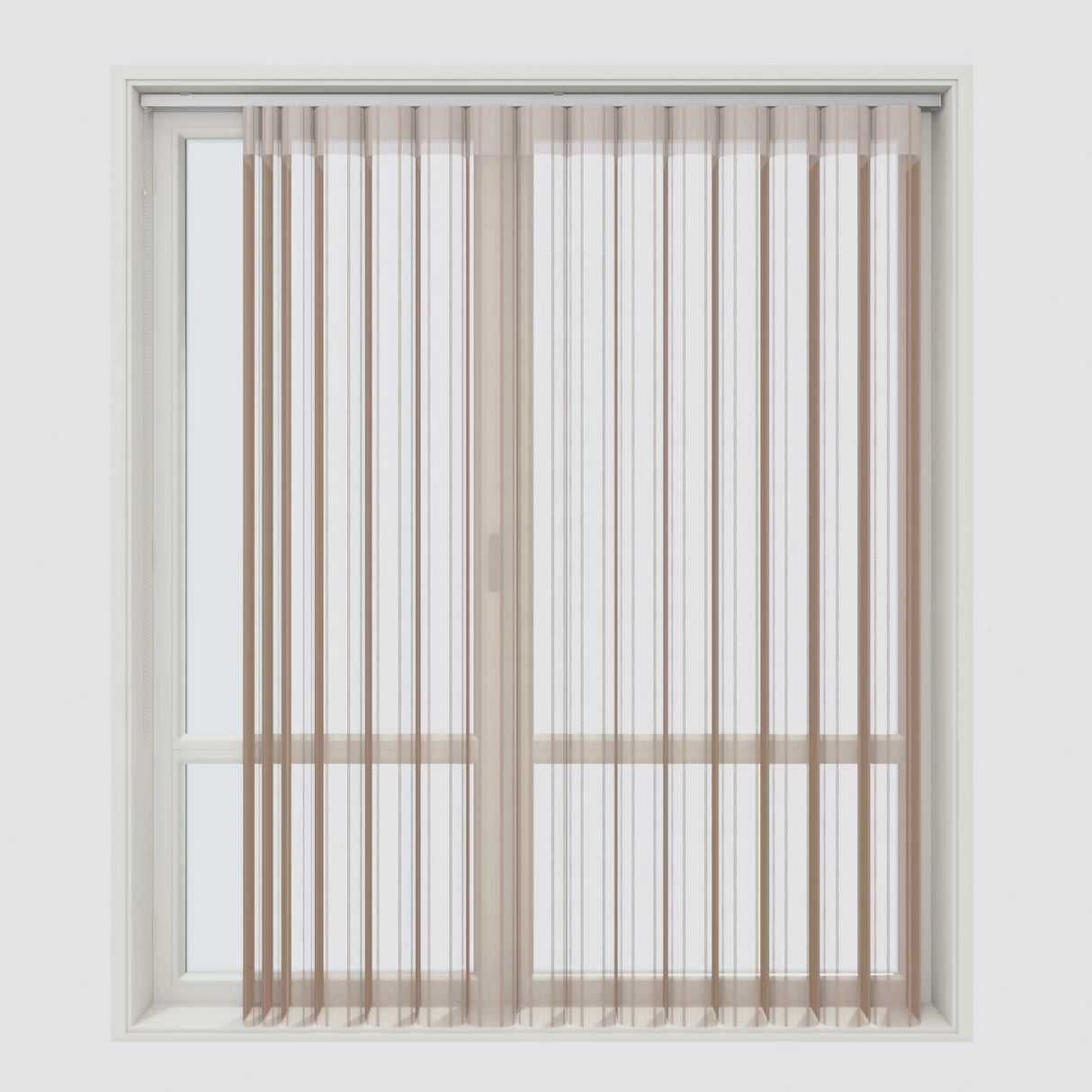 Stripe Tiger's Eye Day & Night Vertical Sheer 40cm