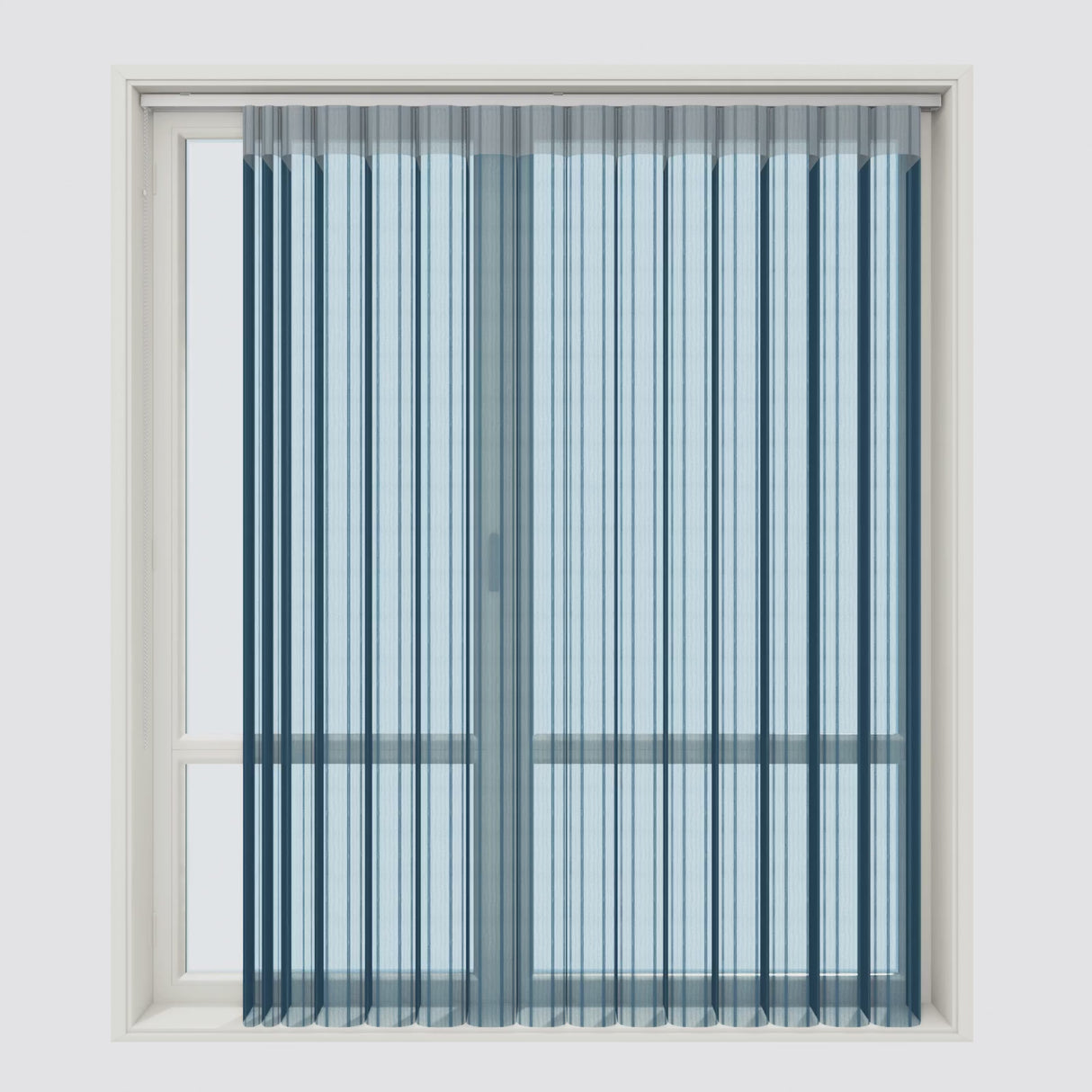 Stripe Deep Dive Day & Night Vertical Sheer 40cm