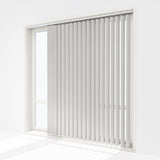 Pristine Grey Mist Blackout Vertical Blinds Replacement Slats - Zen Shades