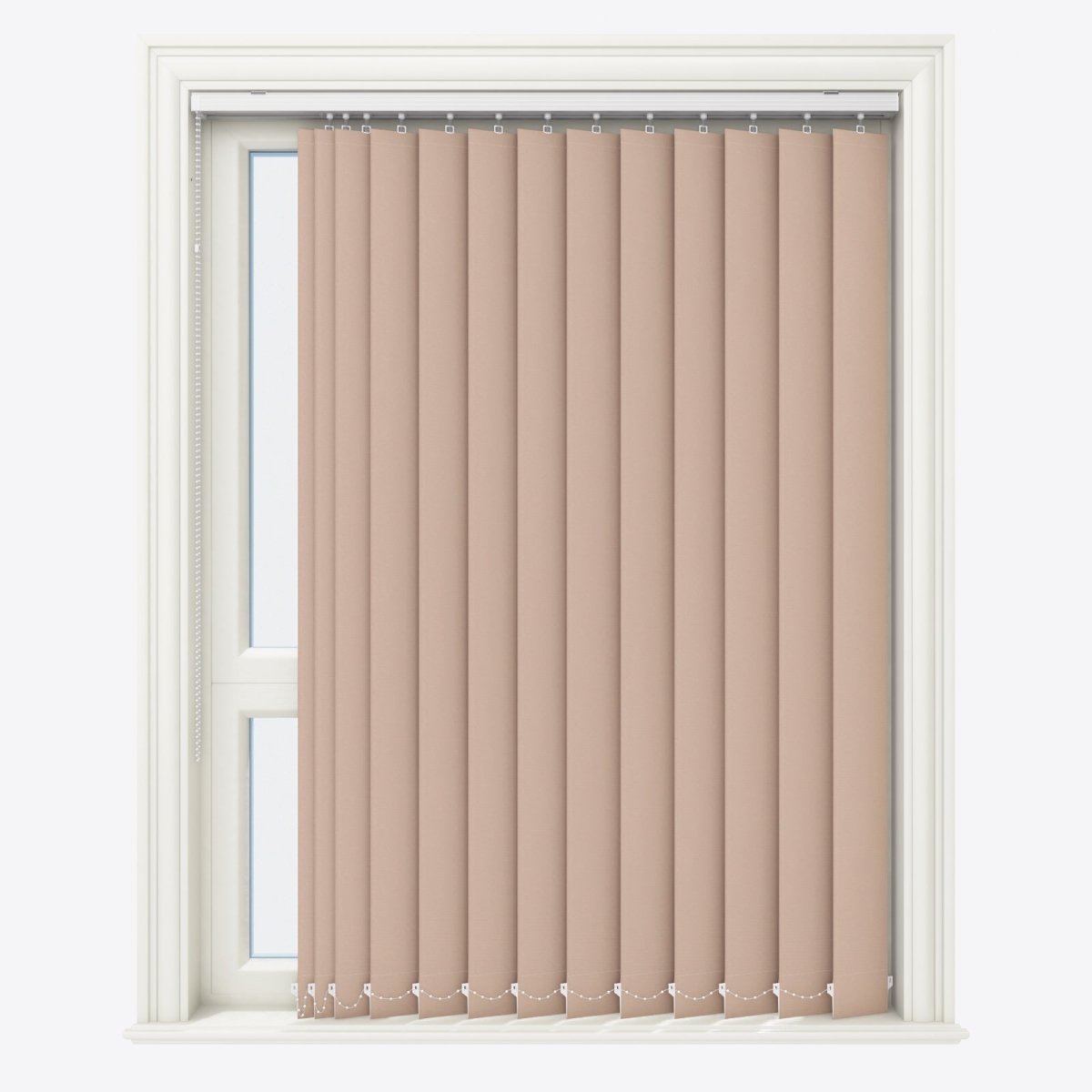 Pristine Savannah Tan Blackout Vertical Blinds Replacement Slats - Zen Shades