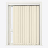 Pristine Tofu Blackout Vertical Blinds - Zen Shades