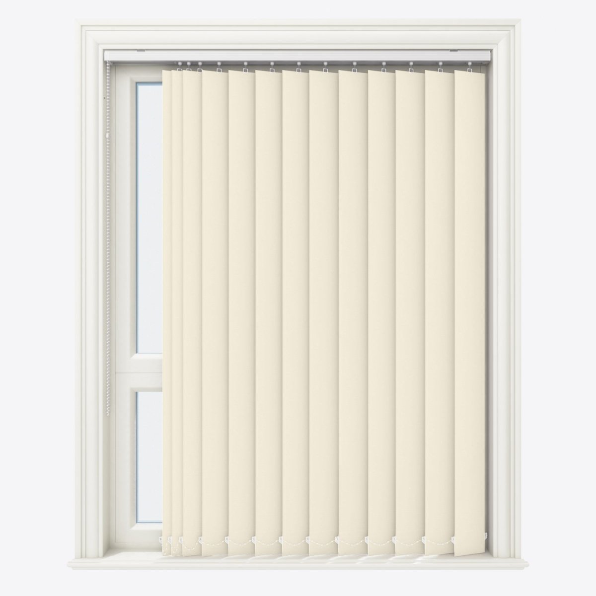 Pristine Tofu Blackout Vertical Blinds Replacement Slats - Zen Shades