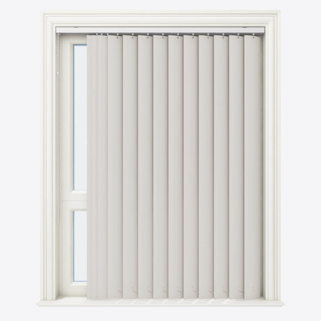 Ramina Grey Blackout PVC Vertical Blinds - Zen Shades