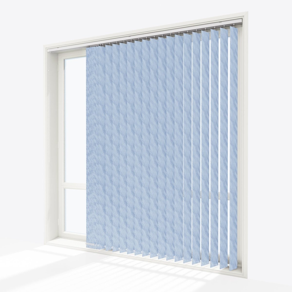 Ray Celestial Blue Vertical Blinds - Zen Shades