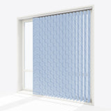 Ray Celestial Blue Vertical Blinds - Zen Shades