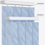 Ray Celestial Blue Vertical Blinds - Zen Shades