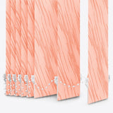 Ray Coral Pink Vertical Blinds - Zen Shades