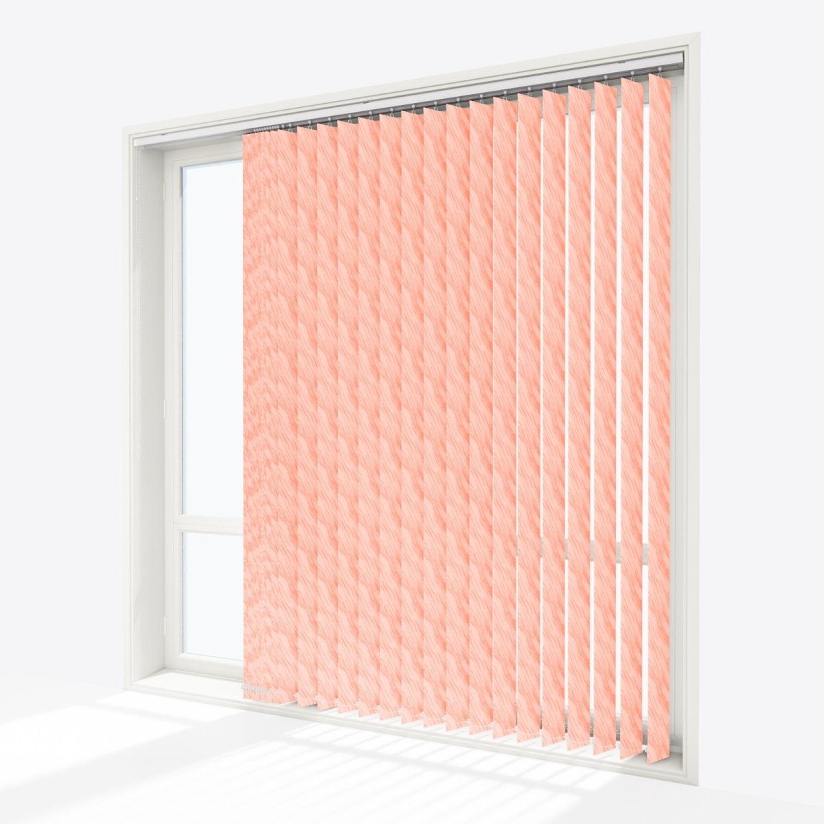 Ray Coral Pink Vertical Blinds Replacement Slats - Zen Shades