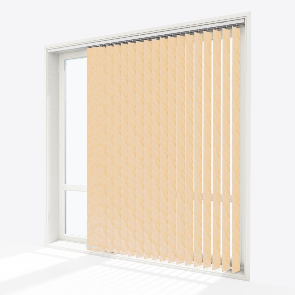 Ray Macadamia Beige Vertical Blinds - Zen Shades