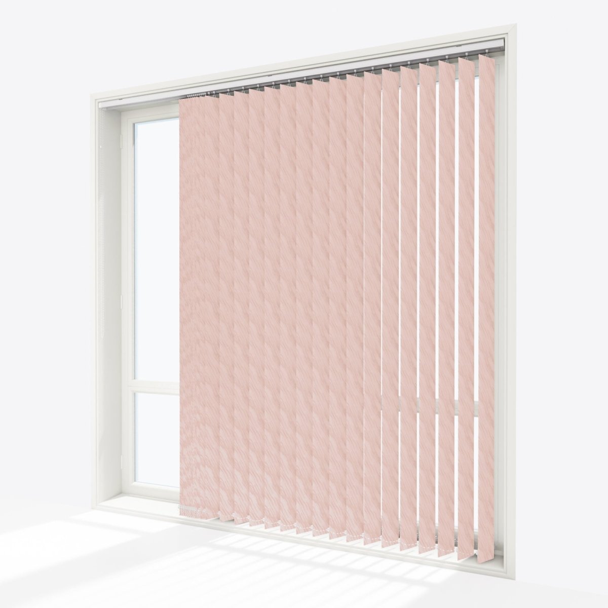 Ray Sepia Rose Vertical Blinds - Zen Shades