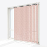 Ray Sepia Rose Vertical Blinds - Zen Shades