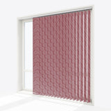 Ray Slate Rose Vertical Blinds - Zen Shades