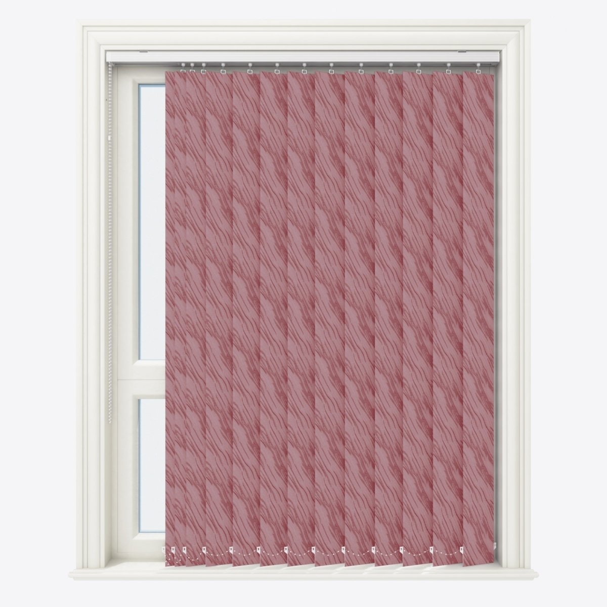 Ray Slate Rose Vertical Blinds - Zen Shades