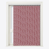 Ray Slate Rose Vertical Blinds Replacement Slats - Zen Shades