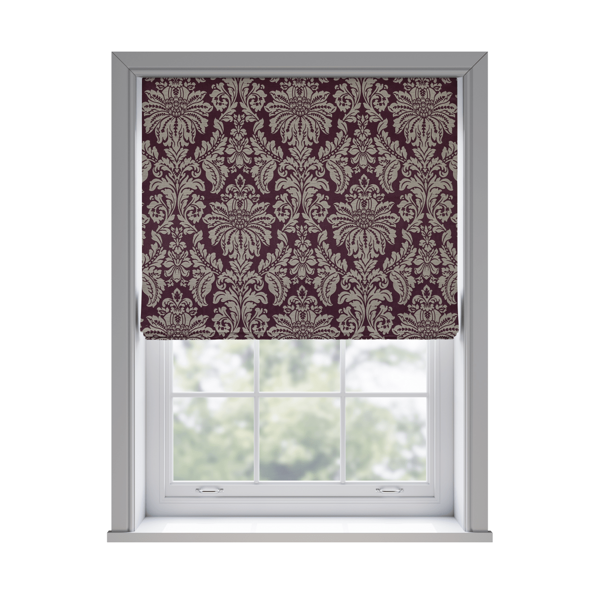 Riva Berry Roman Blinds - Zen Shades