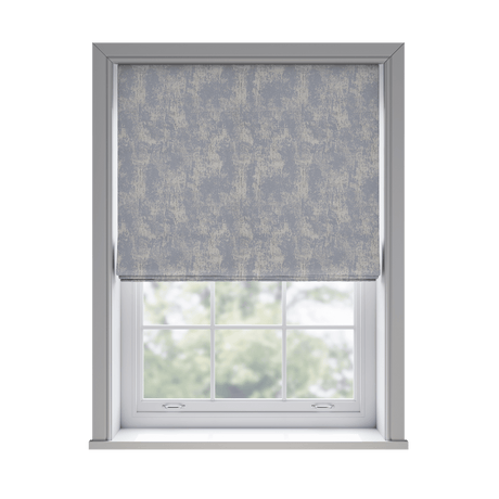 Rumour Aqua Roman Blinds - Zen Shades