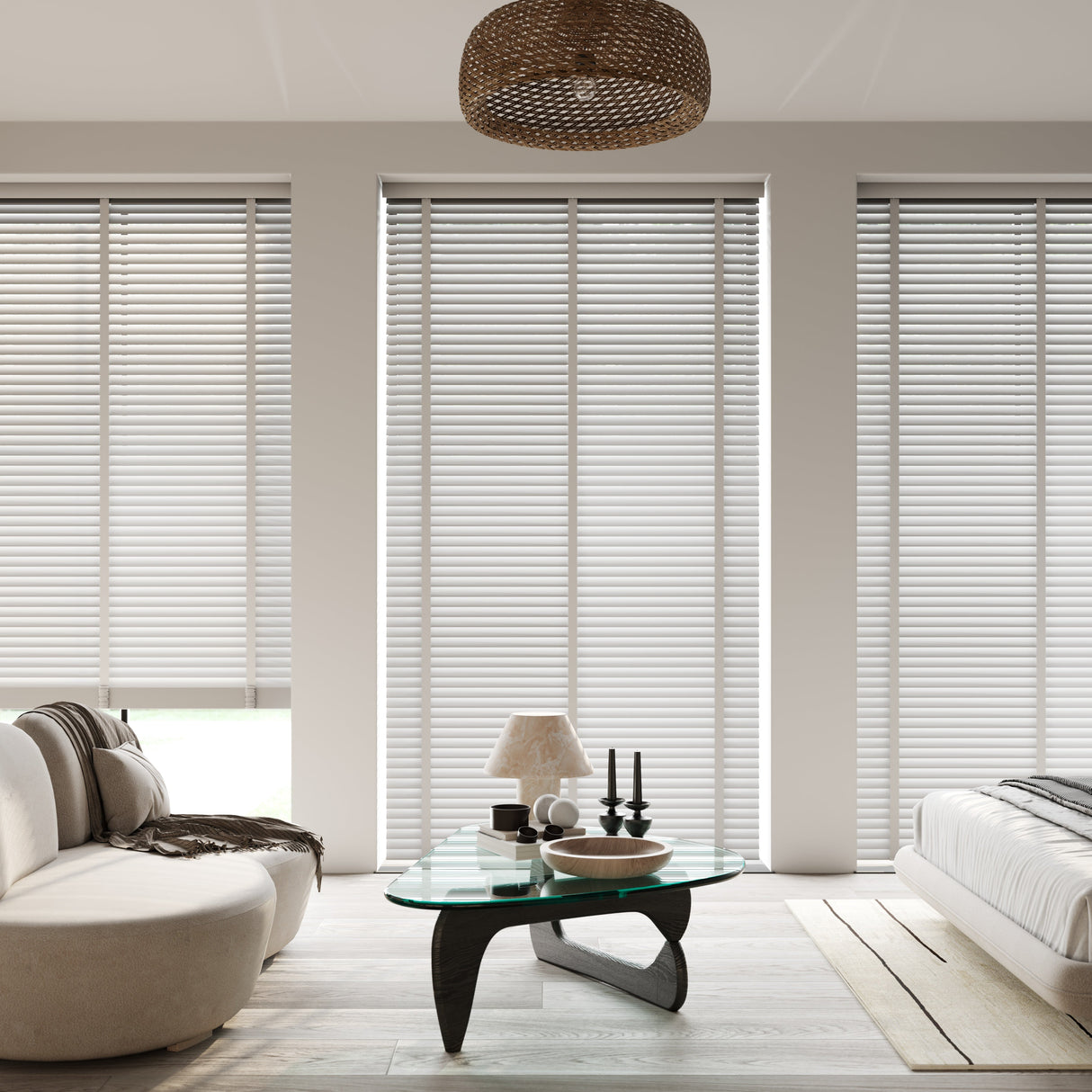 Serene Faux Wood Blinds - Zen Shades