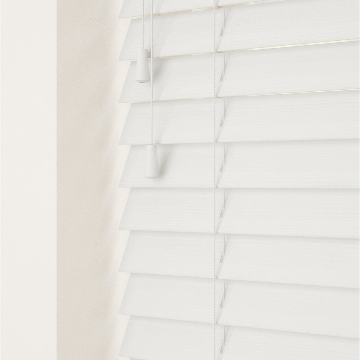 Serene Fine Grain Faux Wood Blinds - Zen Shades