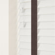 Serene Fine Grain Faux Wood Blinds With Coffee Tapes - Zen Shades