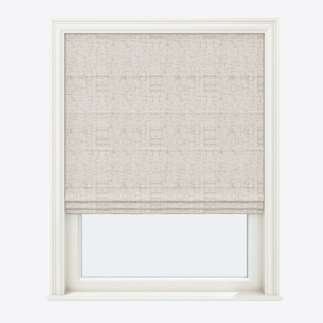 Silver Lining Blackout Roman Blinds - Zen Shades