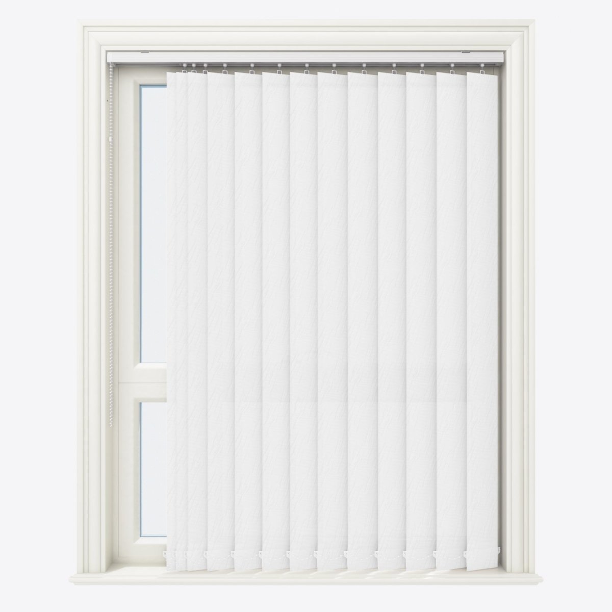 Solo Brilliant White Vertical Blinds Replacement Slats - Zen Shades