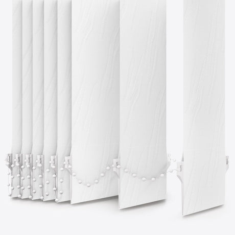 Solo Brilliant White Vertical Blinds Replacement Slats - Zen Shades