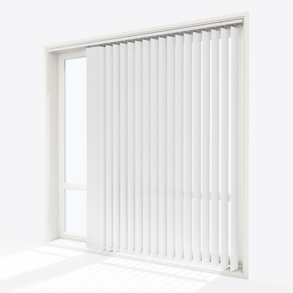 Solo Brilliant White Vertical Blinds Replacement Slats - Zen Shades