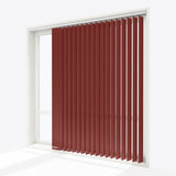 Solo Burnt Henna Vertical Blinds Replacement Slats - Zen Shades