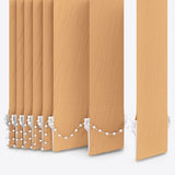 Solo Candle Yellow Vertical Blinds Replacement Slats - Zen Shades