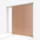 Solo Lattè Vertical Blinds - Zen Shades