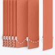 Solo Mandarin Orange Vertical Blinds Replacement Slats - Zen Shades